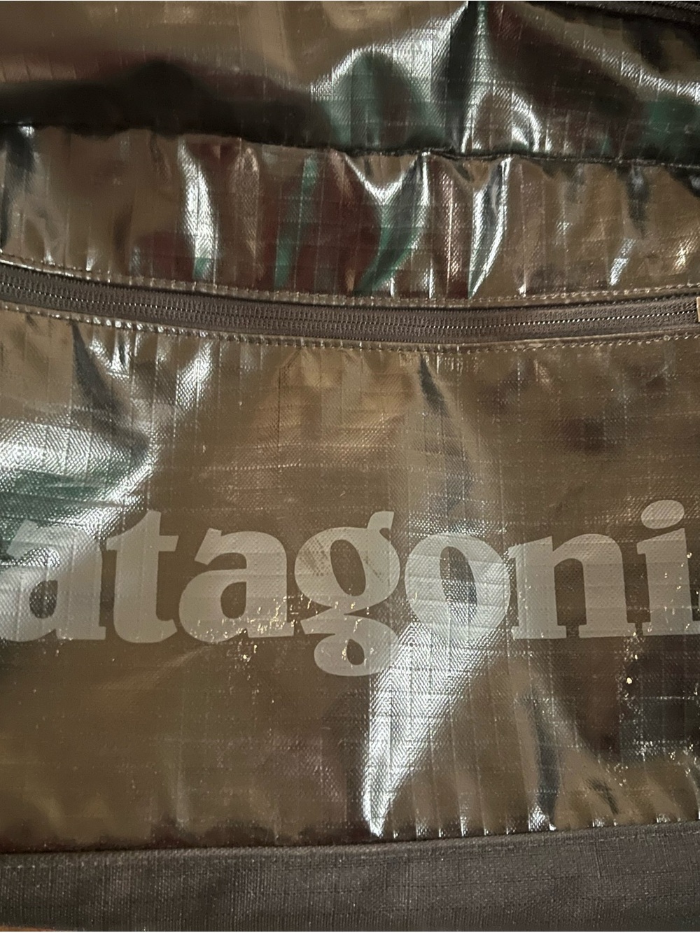 Patagonia Black Travel Duffel with White Logo - Picture 6 of 12